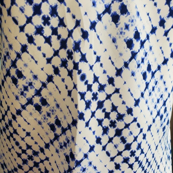 The Limited Blue and White Spaghetti Strap Tank Top - Picture 5 of 6